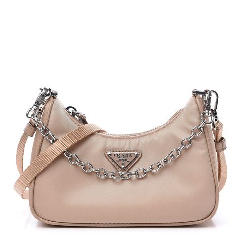 prada pebbled leather handbags|Prada nylon shoulder bag price.